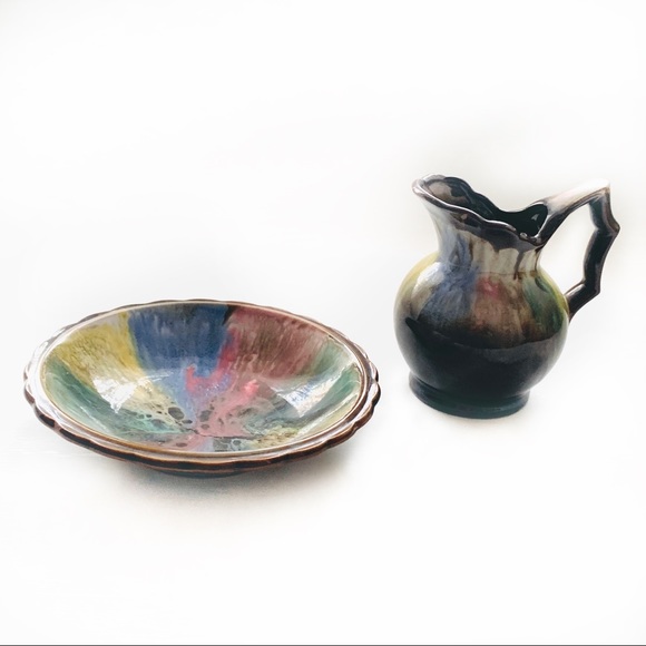 Vintage Japan Ceramic Creamer/Pitcher & Saucer Set - Picture 5 of 13